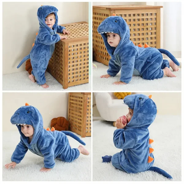 Baby Dinosaur Costume Blue 05